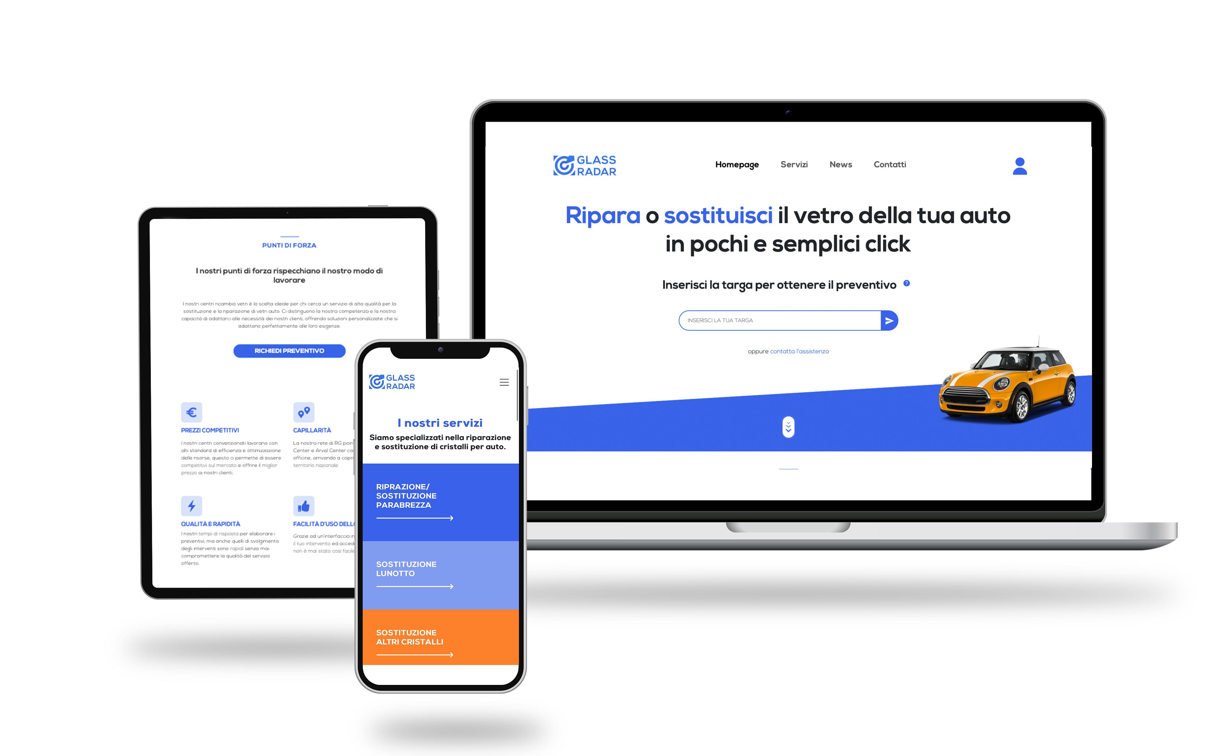 Mock up new website